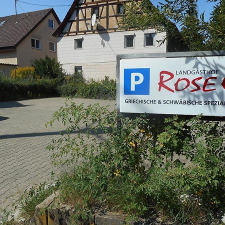 Landgasthof Rose Hotell Ditzingen Eksteriør bilde